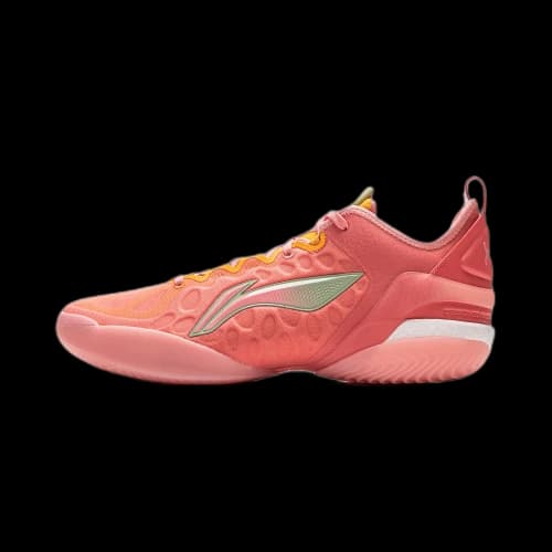 Li-Ning Li Ning Yushuai 19V2 Basketball Shoes Men's Low Top Pink Orange