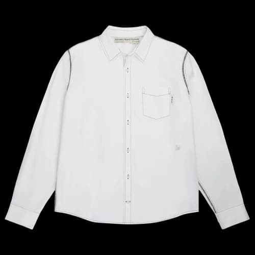 Advisory Board Crystals Hologram Oxford Shirt 'White'