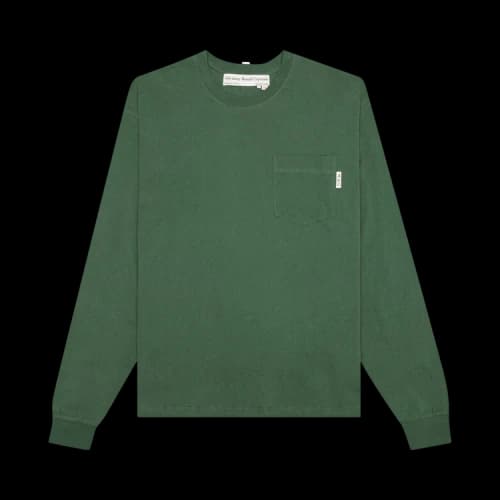 Advisory Board Crystals Long-Sleeve Pocket Tee 'Green'