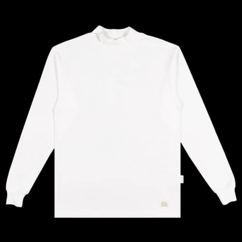 Advisory Board Crystals Long-Sleeve Mockneck 'White'