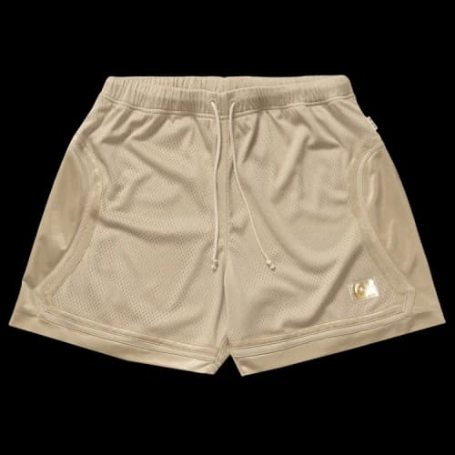 Advisory Board Crystals Satin Basketball Shorts 'Ecru'