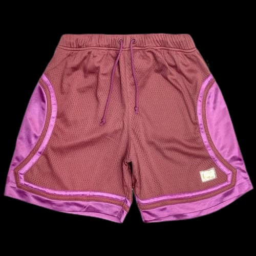 Advisory Board Crystals Satin Basketball Shorts 'Mauve'