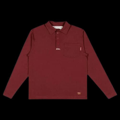 Advisory Board Crystals Long-Sleeve Polo Shirt 'Red'