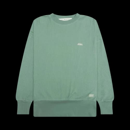 Advisory Board Crystals Waffle Crewneck 'Aventurine Green'