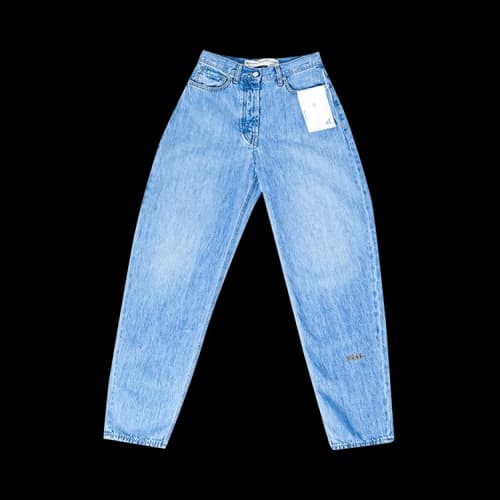 Advisory Board Crystals High Waisted Baggy Jean 'Blue'