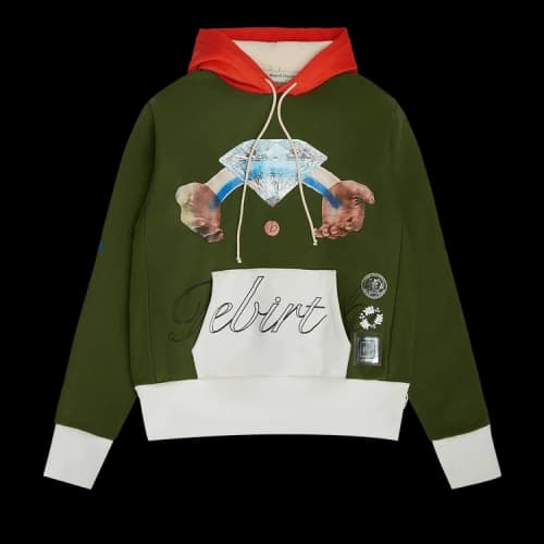 Advisory Board Crystals Birthstone Hooded Sweatshirt #04 'Green'