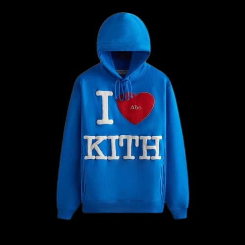 Kith For Advisory Board Crystals I Love Kith Hoodie 'Blue'