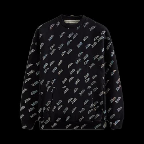 Kith For Advisory Board Crystals Holographic Print Crewneck 'Black'