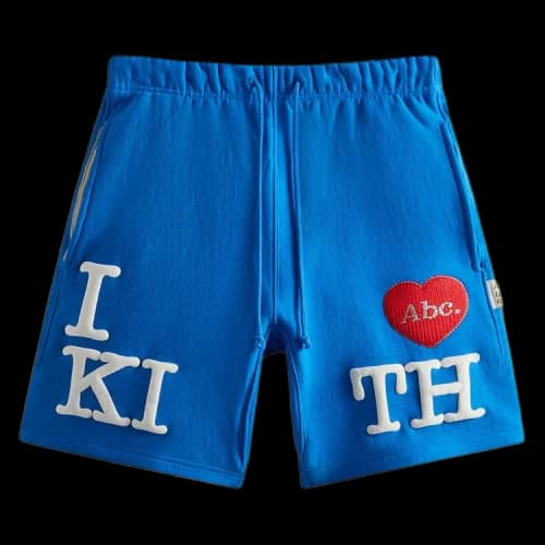 Kith For Advisory Board Crystals I Love Kith Short 'Blue'