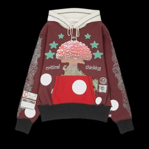Advisory Board Crystals Critical Thought Mind Spores Hoodie 'Brown'