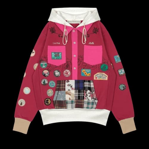 Advisory Board Crystals Rose Patch Gardener Hoodie 'Wine'