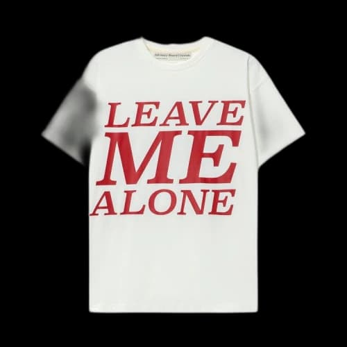 Advisory Board Crystals Leave Me Alone Tee 'White'