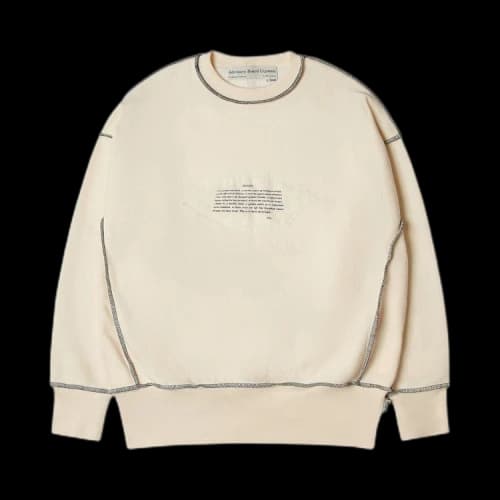 Advisory Board Crystals Success Page Rip Crewneck 'Ecru'