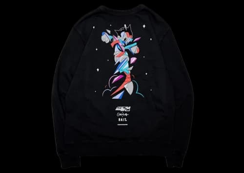 Louis De Guzman x Astro Boy x BAIT Crewneck Sweater Black