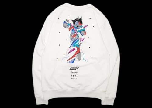 Louis De Guzman x Astro Boy x BAIT Crewneck Sweater White
