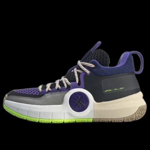 Li-Ning ALL DAY 4 Mid-Top Black/Purple Bige