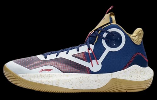 Li-Ning Sonic 9 Team Mid 'Blue Brown'