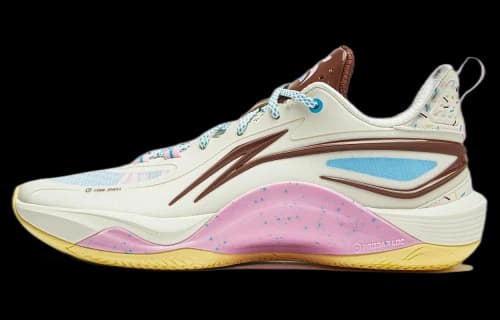 Li-Ning Shining On Court 'Beige Brown Pink'