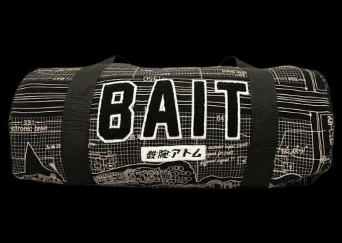 BAIT x Astro Boy Schematics Duffle Bag Black