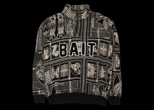 BAIT x Astro Boy Schematics Hoodie Black