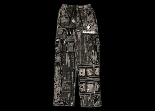 BAIT x Astro Boy Schematics Sweatpants Black