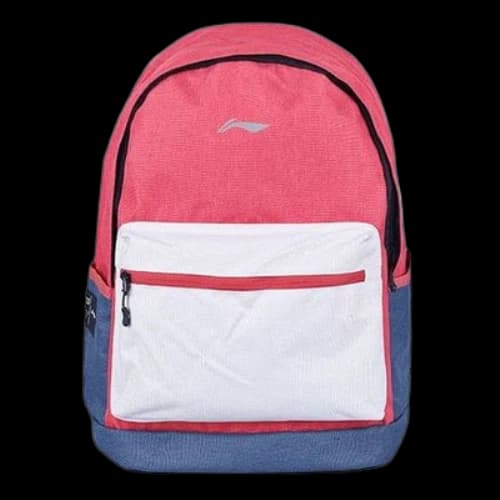 Li-Ning Logo Backpack 'Pink White Blue'
