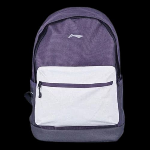Li-Ning Logo Backpack 'Purple White'