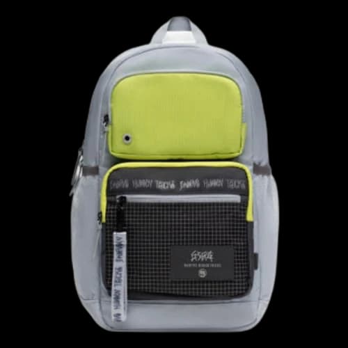 Li-Ning BadFive Graphic Backpack 'Grey Green'