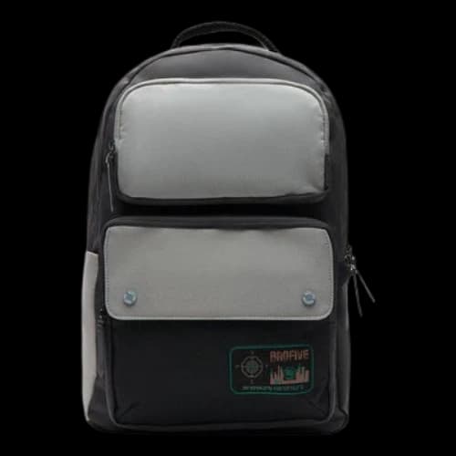 Li-Ning BadFive Graphic Backpack 'Black Grey'