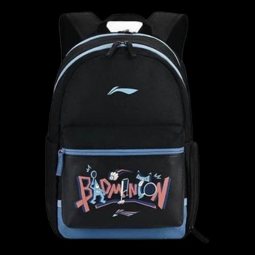 Li-Ning Badminton Graphic Backpack 'Black Blue'