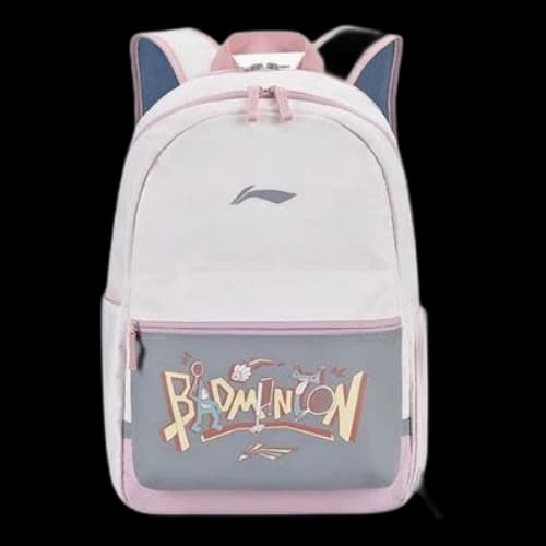 Li-Ning Badminton Graphic Backpack 'White Pink'