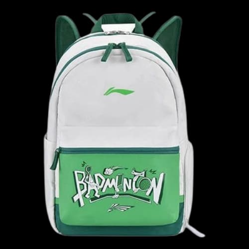 Li-Ning Badminton Graphic Backpack 'White Green'