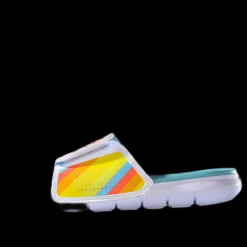 Li-Ning 1 Badfive Basketball Slides 'Blue Multi'