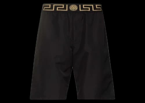 Versace Greca Key Swim Shorts Black