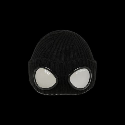 Palace x C.P. Company Peak Goggle Beanie 'Black'
