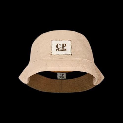 Palace x C.P. Company Plain Paper Touch Goggle Bucket Hat 'Stone'