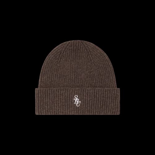 Sporty & Rich SRC Wool Beanie 'Chocolate'