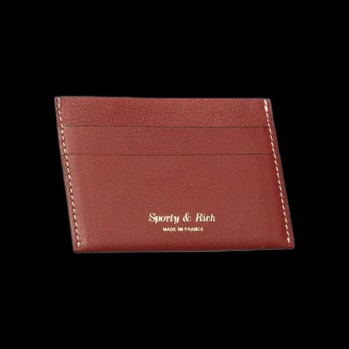 Sporty & Rich Cardholder 'Bordeaux'
