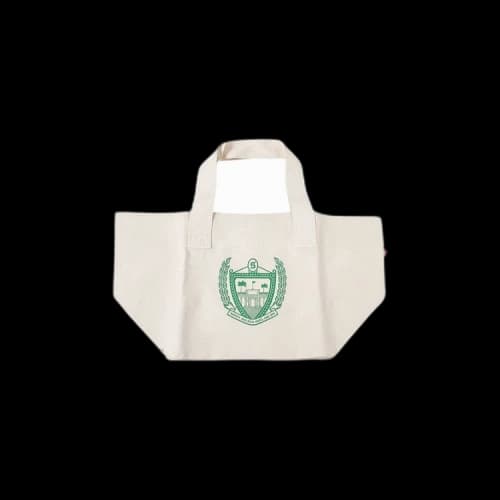 Sporty & Rich Beverly Hills Tote 'Natural/Green'