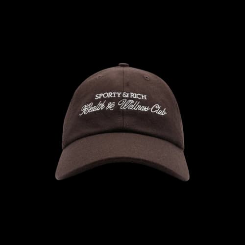 Sporty & Rich Health & Wellness Club Wool Hat 'Chocolate'