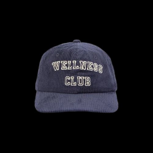 Sporty & Rich Corduroy Hat 'Navy/Cream'