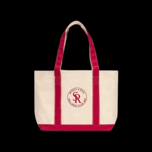 Sporty & Rich Sport Two Tone Tote Bag 'Ruby'