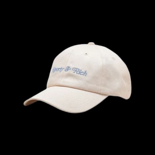 Sporty & Rich NY Tennis Club Hat 'Milk'