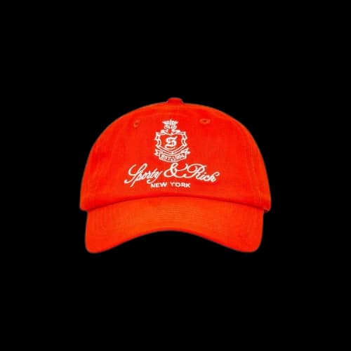 Sporty & Rich Vendome Hat 'Orange/White'