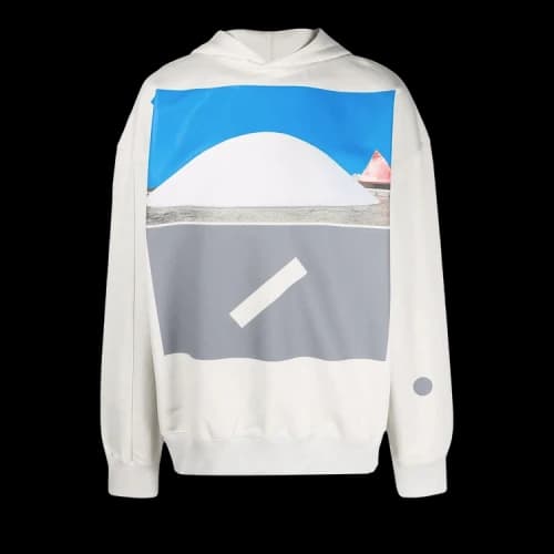 A-Cold-Wall* Hemisphere Print Hoodie 'Chalk'