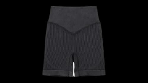 Blvck Women's Acid Wash Shorts Gray
