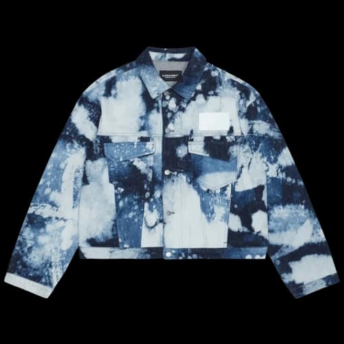 A-Cold-Wall* Hand Bleached Denim Jacket 'Blue'