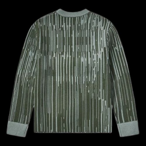A-COLD-WALL* Abstract-stripe Jumper Sweaters 'Green'