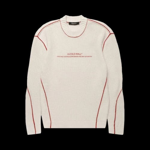 A-Cold-Wall* Dialogue Knit Crewneck 'Stone'