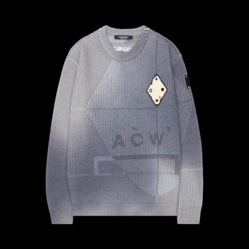 A-Cold-Wall* Spray Knit Sweater 'Grey'
